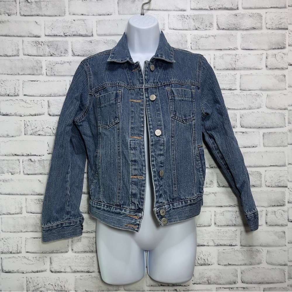 Sonoma Petite Button Up Denim Jacket Small Petite - Picture 1 of 7